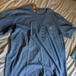 New Blue XL Carhartt Short Sleeve
